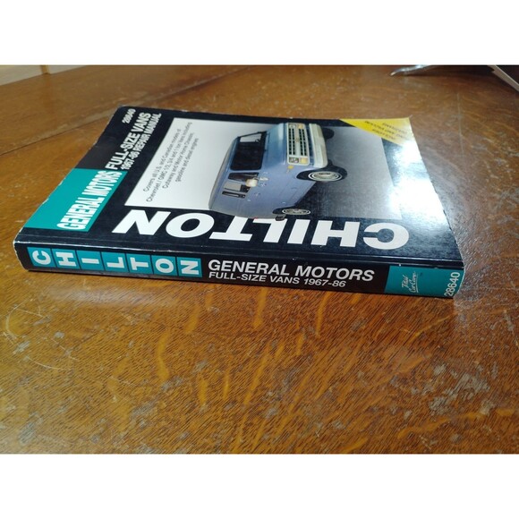 Chilton Gm Full Size Vans 1967-86 Repair Manual - Picture 3 of 6